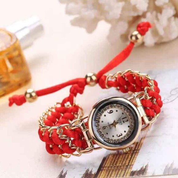 Red Lady Adjustable Quartz Watch-New - Picture 1 of 2